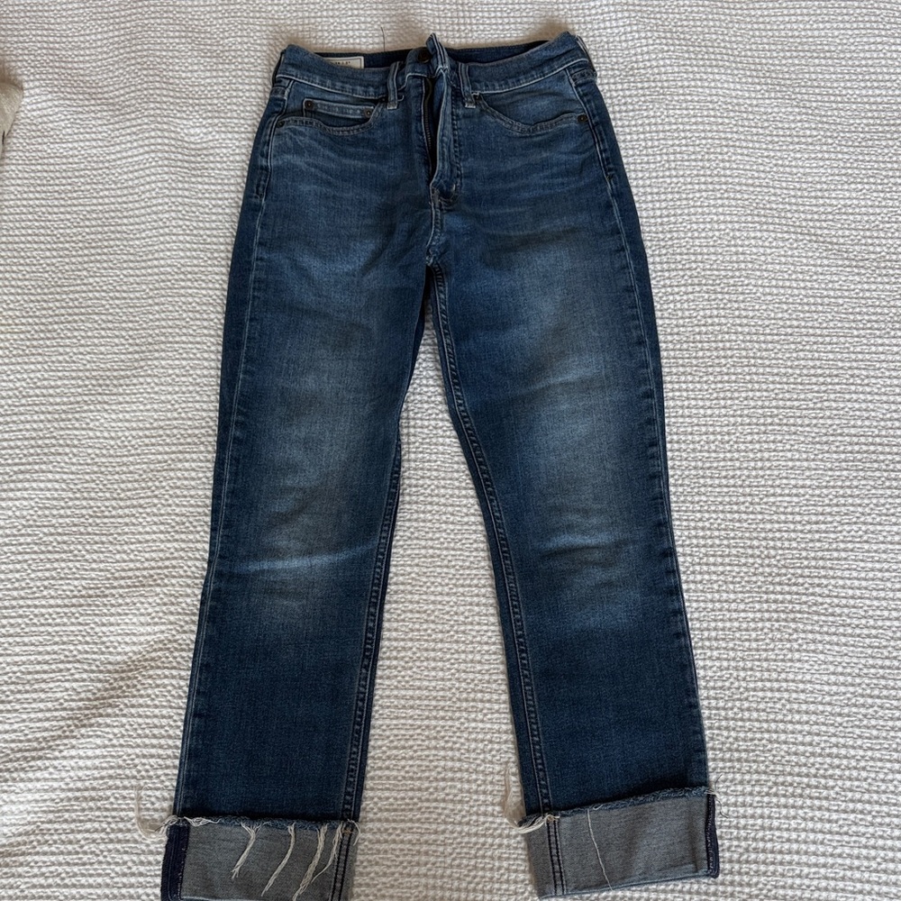 GAP Women's Straight Leg Jeans - Dark Blue